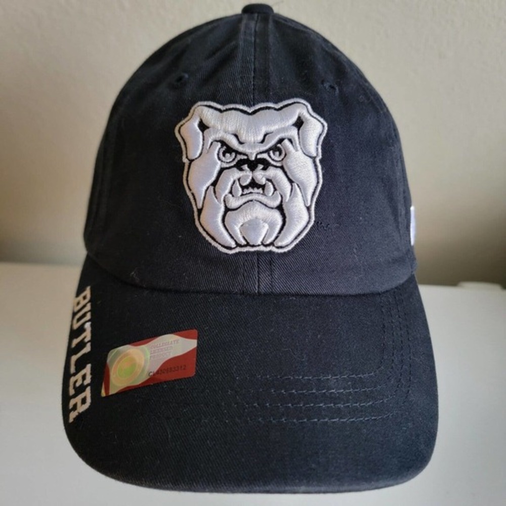 Butler Bulldogs Russell Athletic Strapback Dad‎ Hat Cap Blue New
